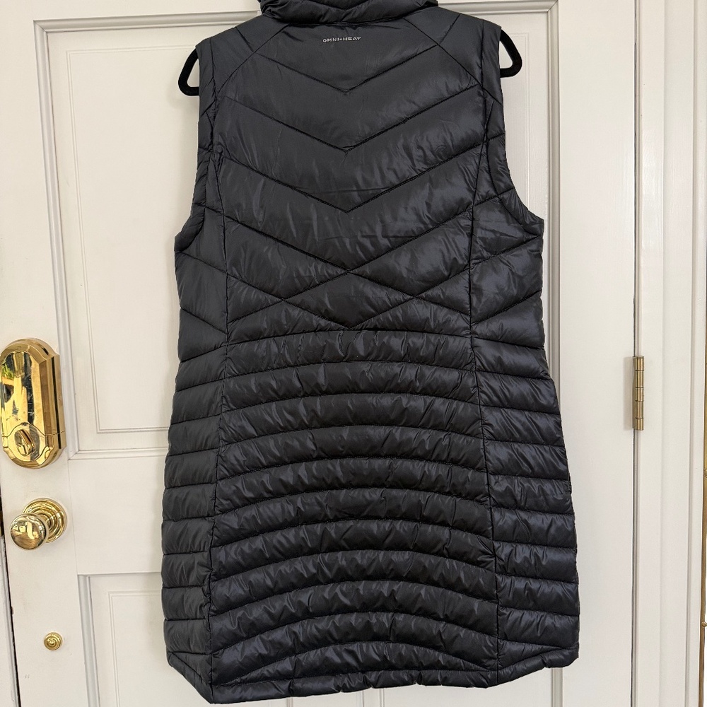 COLUMBIA Women's Omni Heat Long Black Vest, Size L - Picture 2 of 12